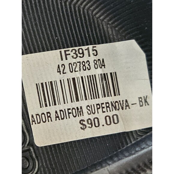 Adidas Adifom Supernova Black Men's Size 11 Style IF3915 NIB - Picture 8 of 9